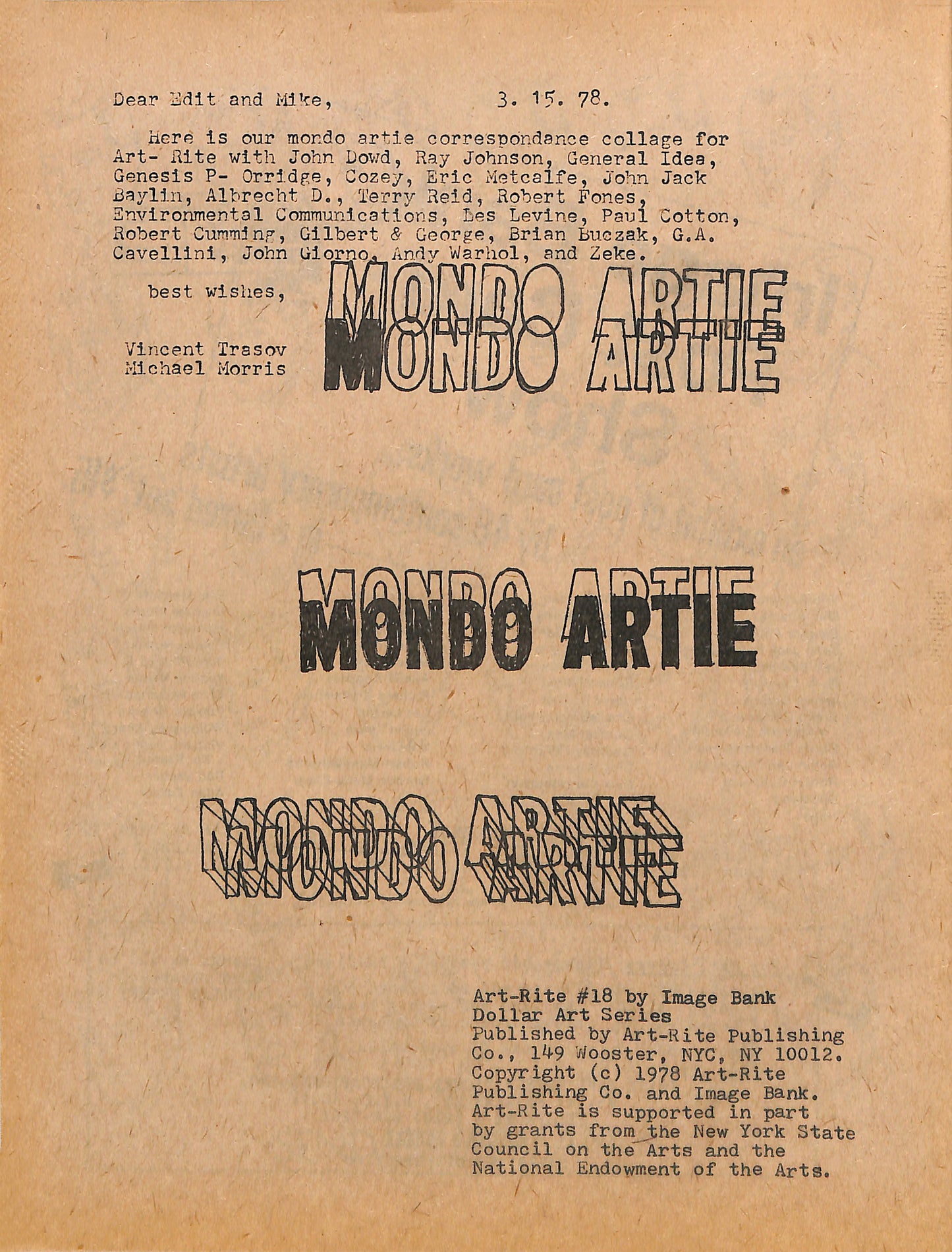 ART-RITE / No. 18 Image Bank