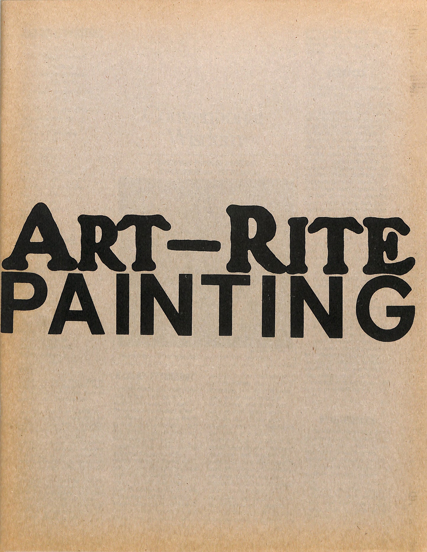 ART-RITE / No. 9 Painting