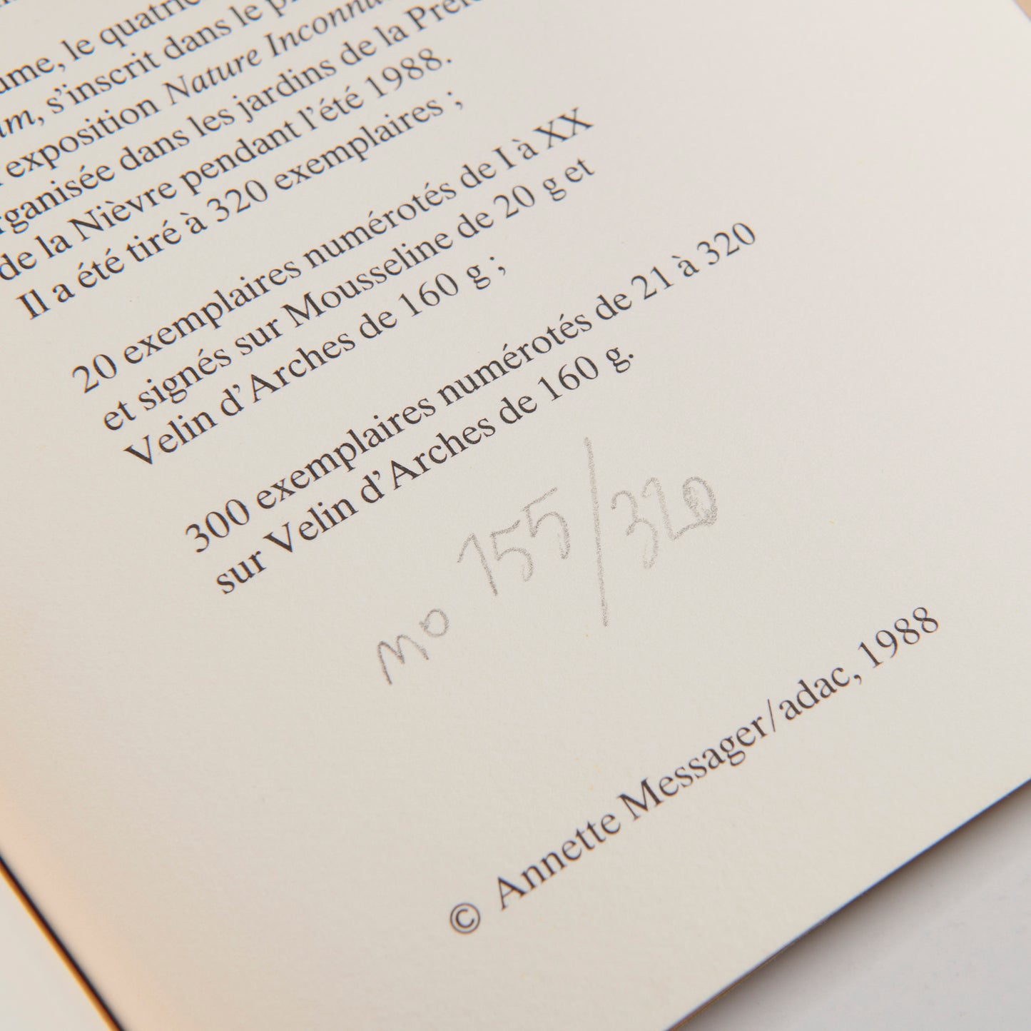 ANNETTE MESSAGER / Mes Enluminures, two