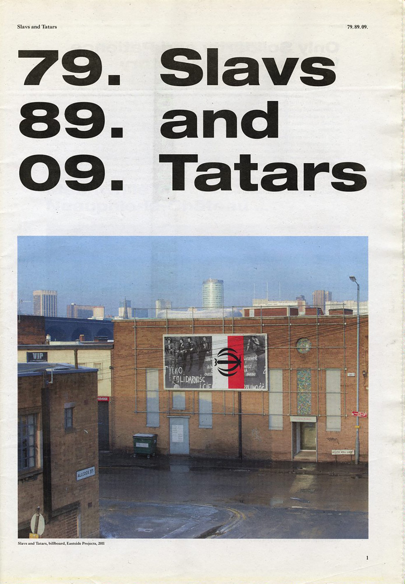 SLAVS AND TATARS / 79.89.09.