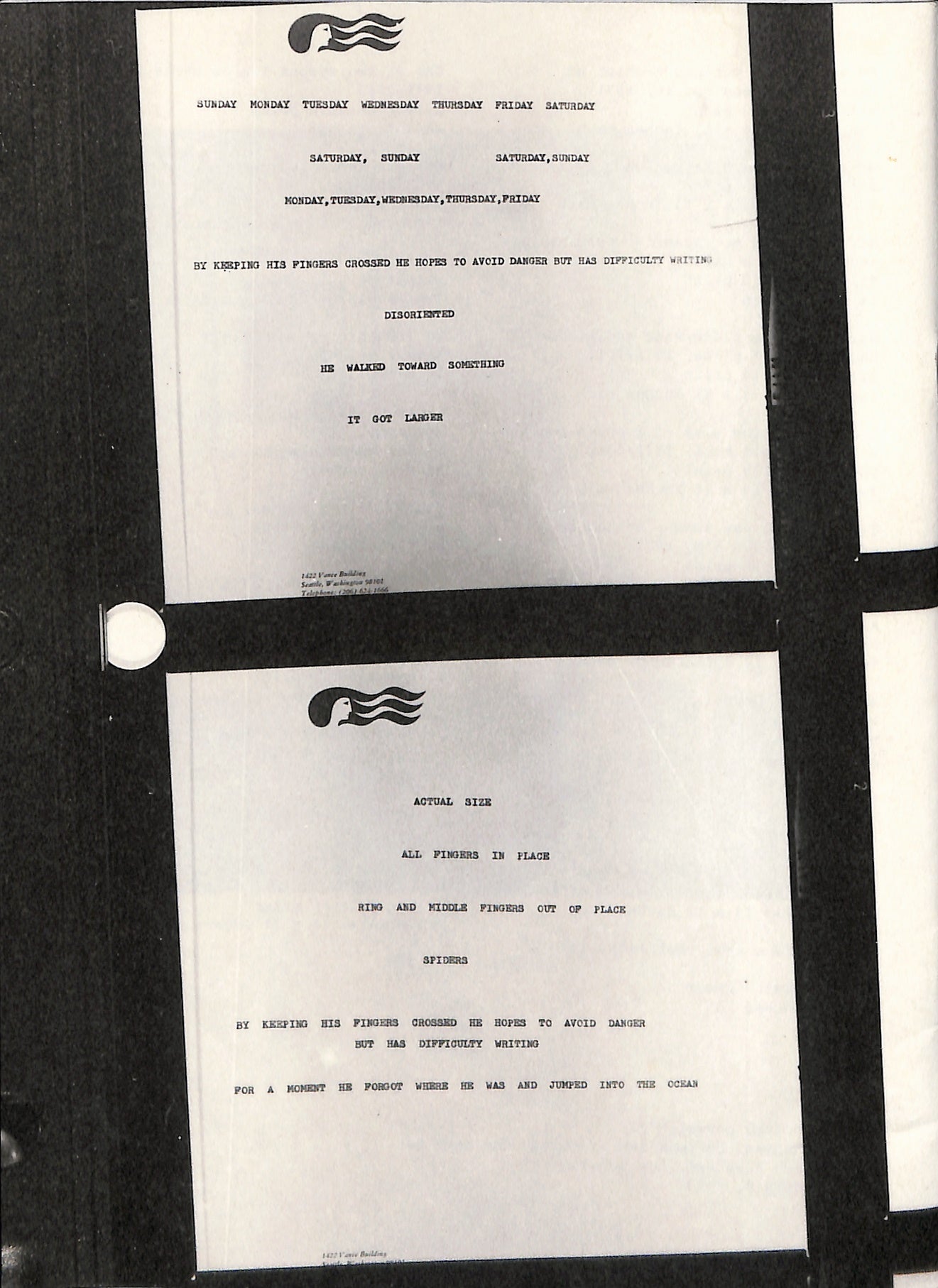 WILLIAM WEGMAN / He Took Two Pictures