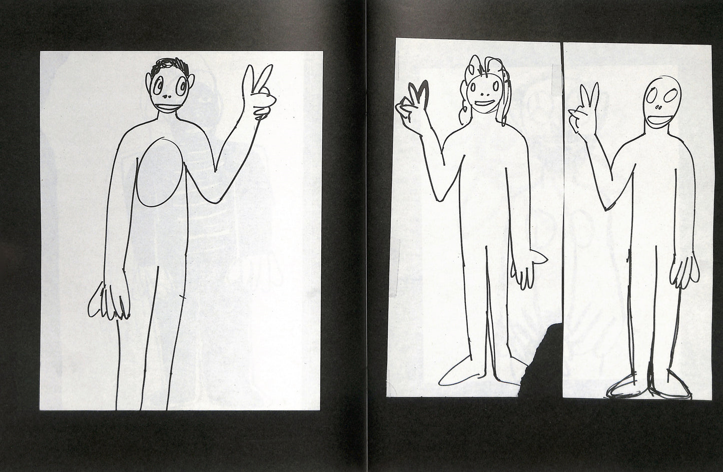 RICHARD PRINCE / The Hippie Drawings
