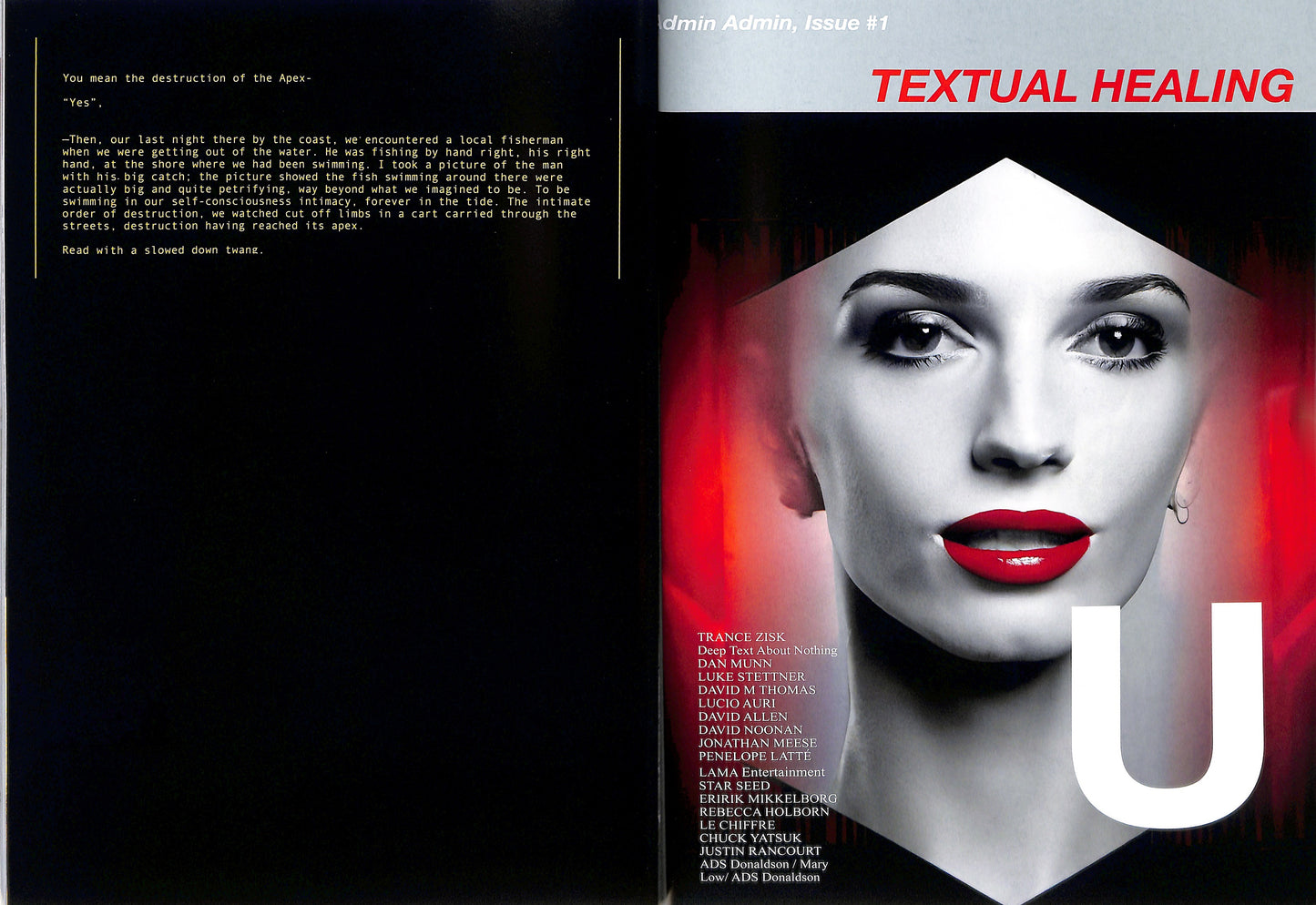 REBECCA HOLBORN & GUY BENFIELD ed. / AdminAdmin Magazine #1