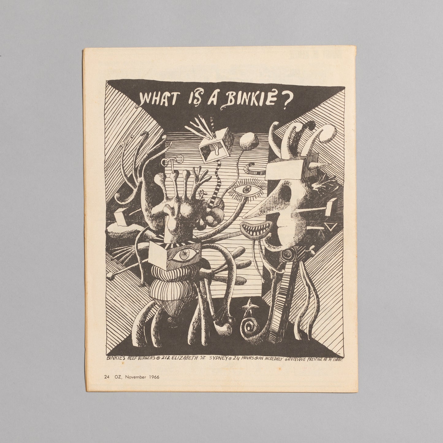 Ed. RICHARD NEVILLE, RICHARD WALSH with artwork by MARTIN SHARP / OZ Magazine No. 31
