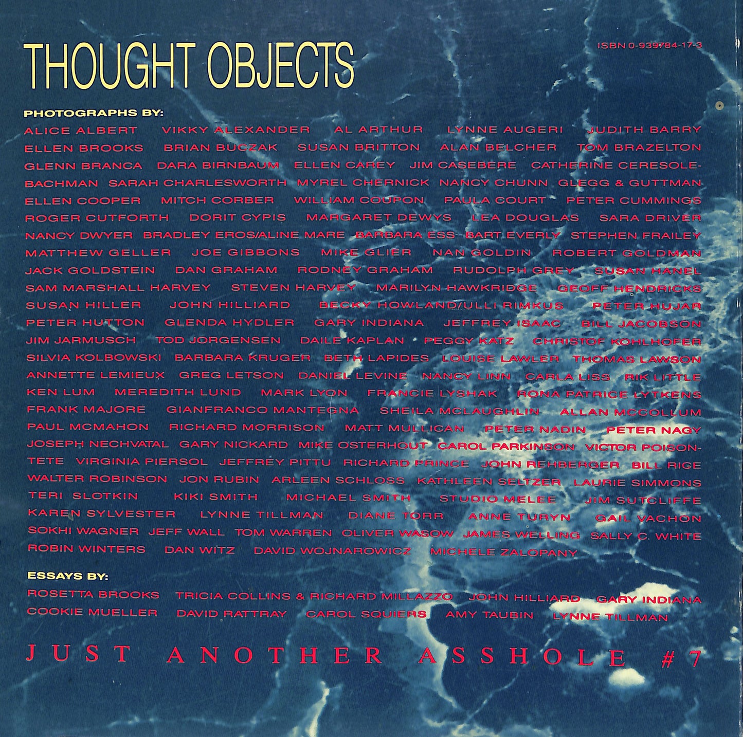 BARBARA ESS (Ed) / Just Another Asshole #7