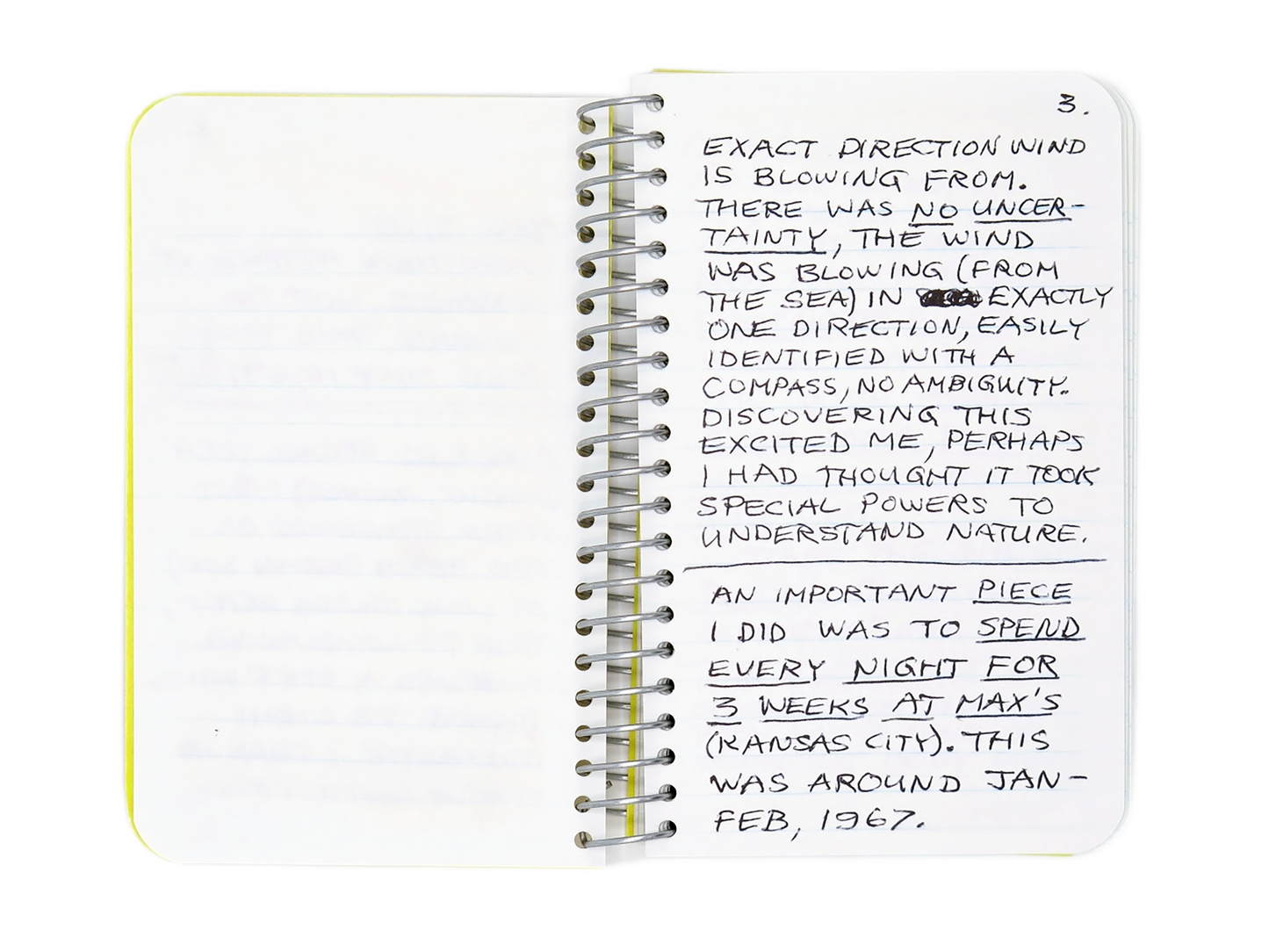 LEE LOZANO / Private book #4