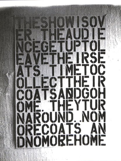 CHRISTOPHER WOOL / Cats in Bag, Bags in River
