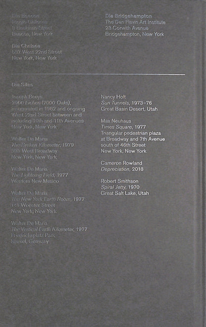 DIA ART FOUNDATION / An Introduction to Dia's Locations and Sites