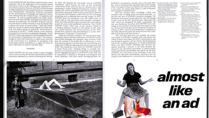 VALIE EXPORT / How to do things with Valie Export