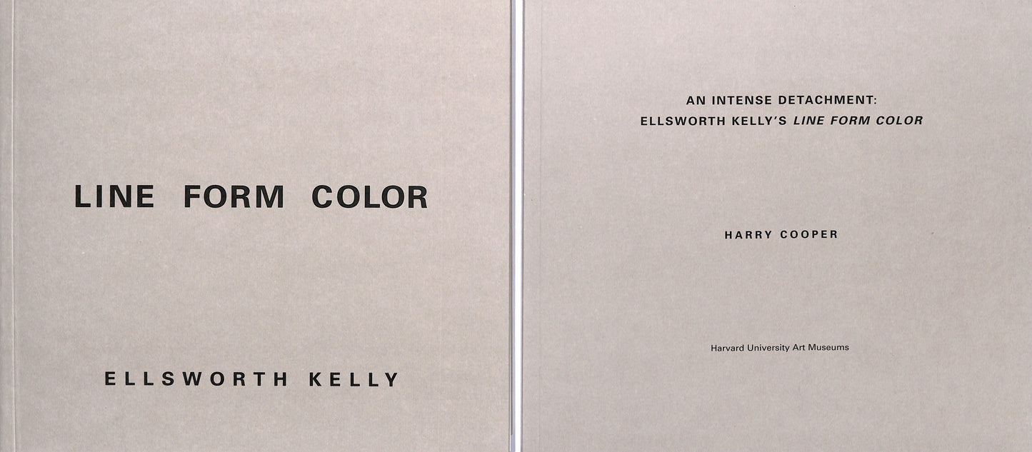 ELLSWORTH KELLY / Line Form Color