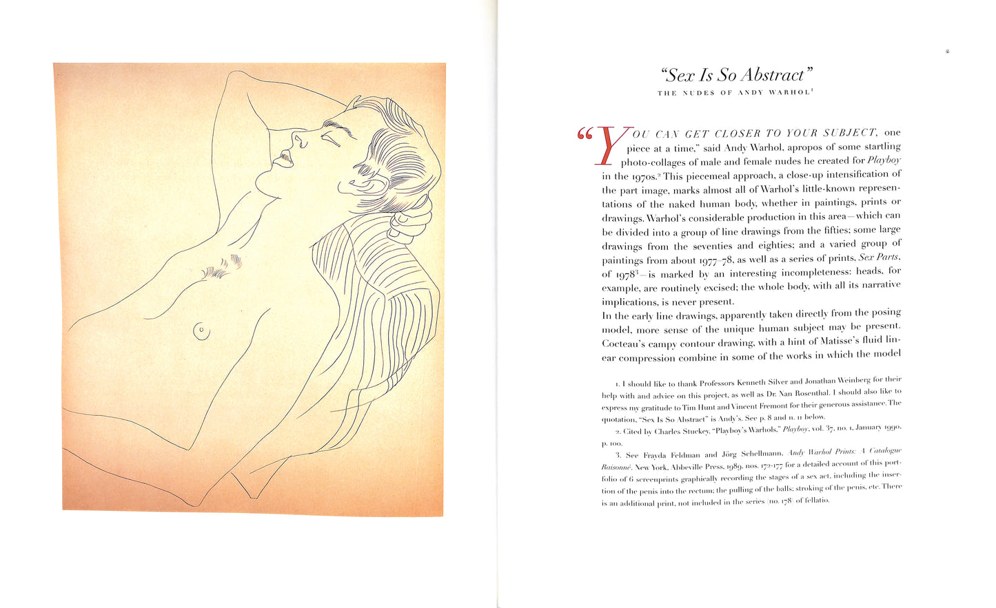 ANDY WARHOL / Andy Warhol Nudes