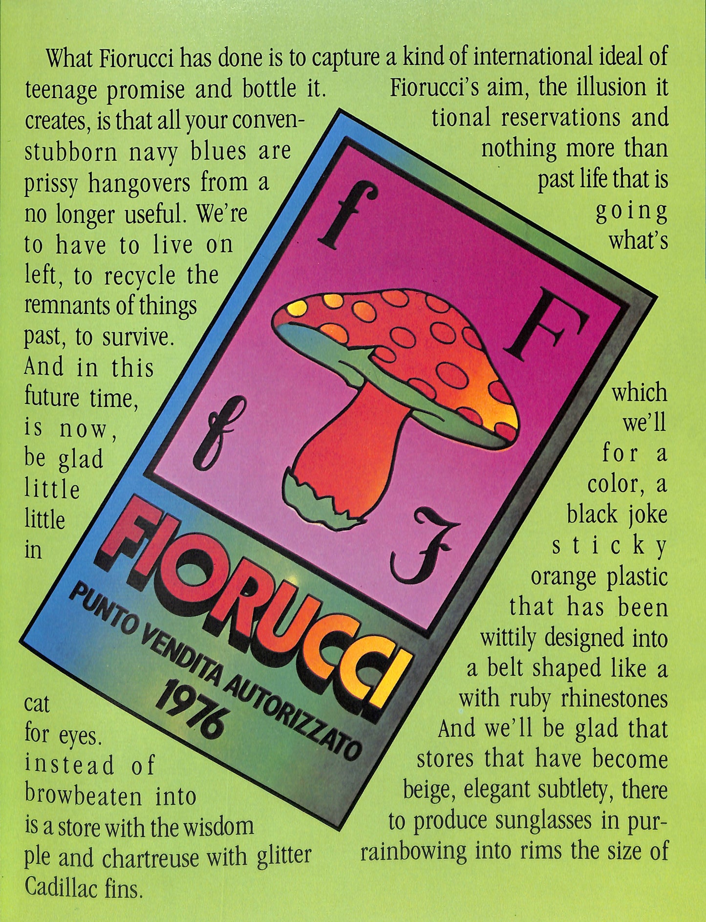 EVE BABITZ / Fiorucci, the Book