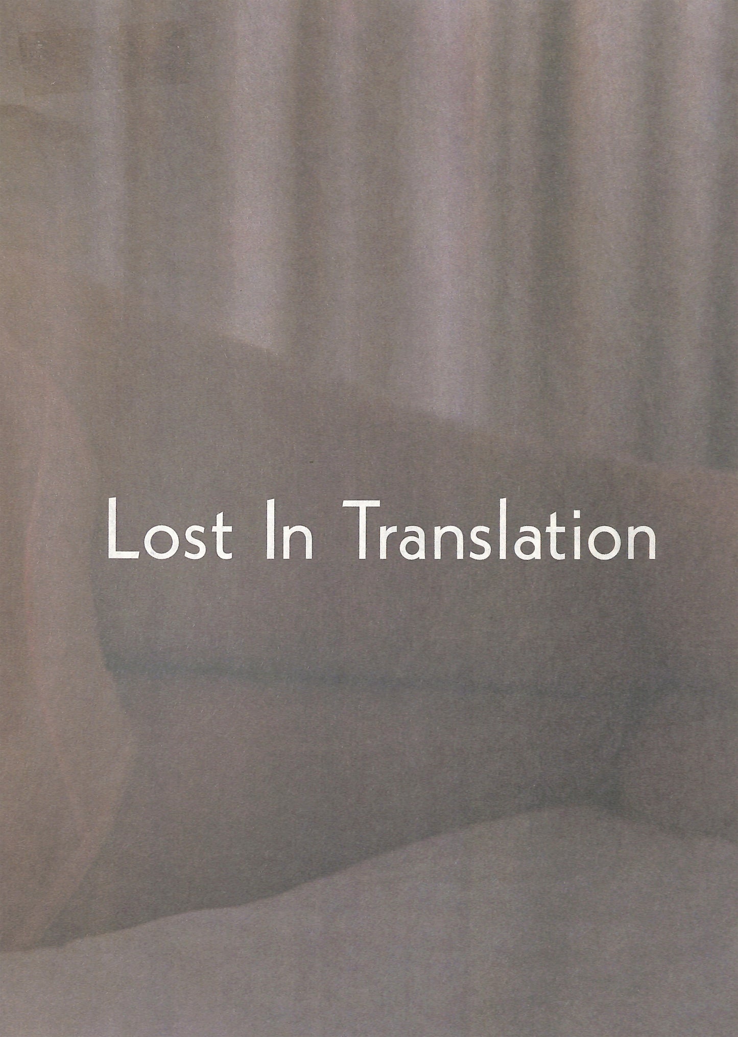 SOFIA COPPOLA / Lost in Translation