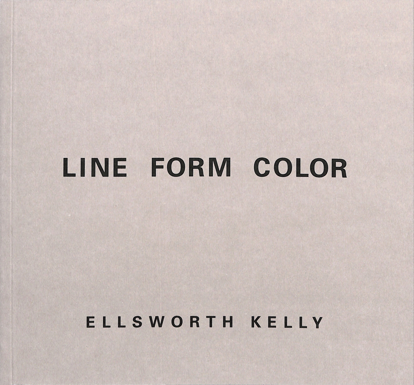 ELLSWORTH KELLY / Line Form Color
