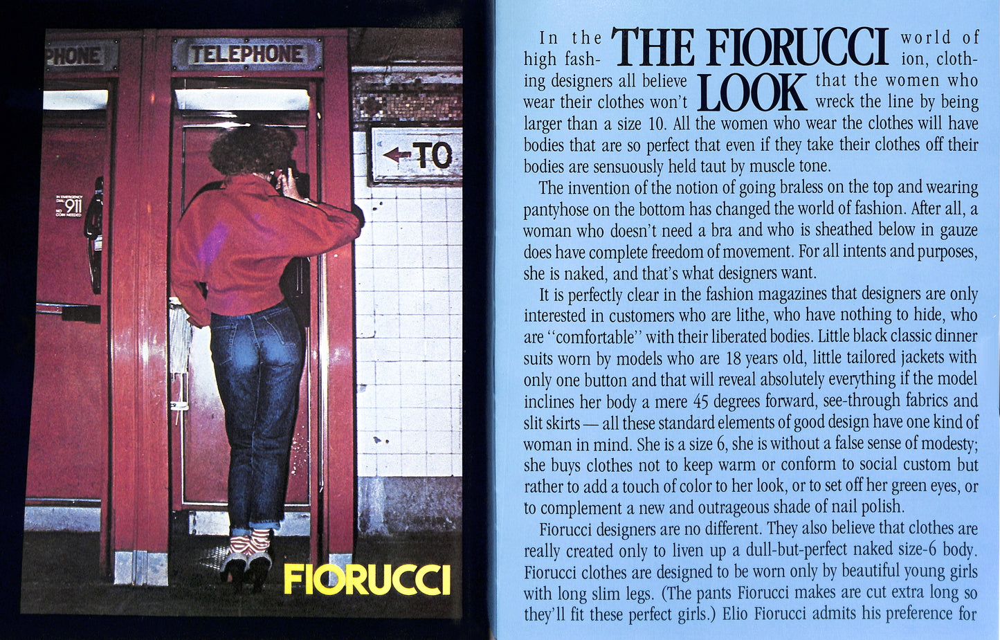 EVE BABITZ / Fiorucci, the Book