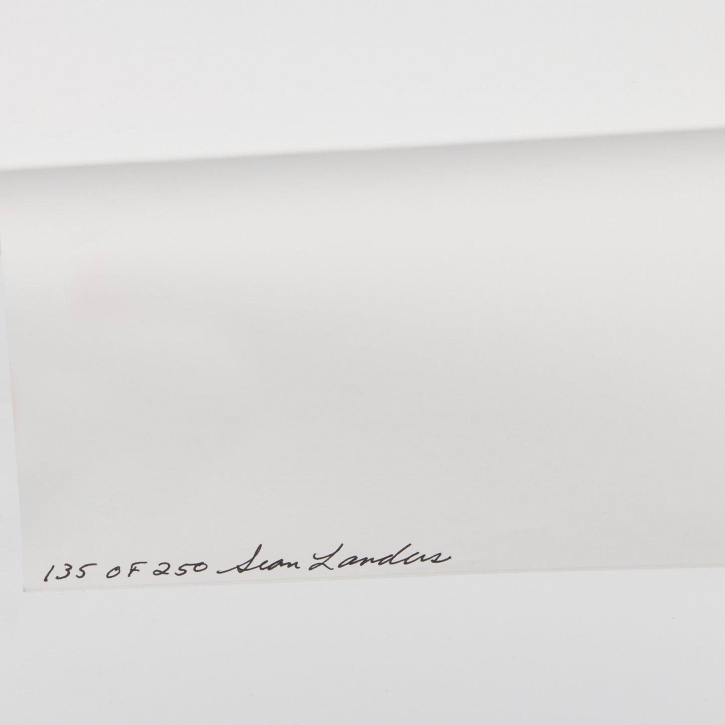 SEAN LANDERS / [sic] (SIGNED)