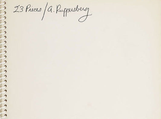 ALLEN RUPPERSBERG / 23 Pieces