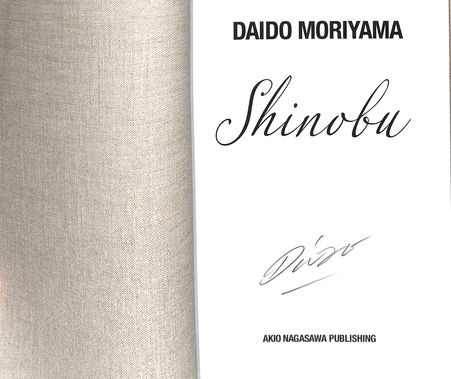 DAIDO MORIYAMA / Shinobu (signed)