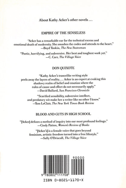 KATHY ACKER / In Memoriam to identify