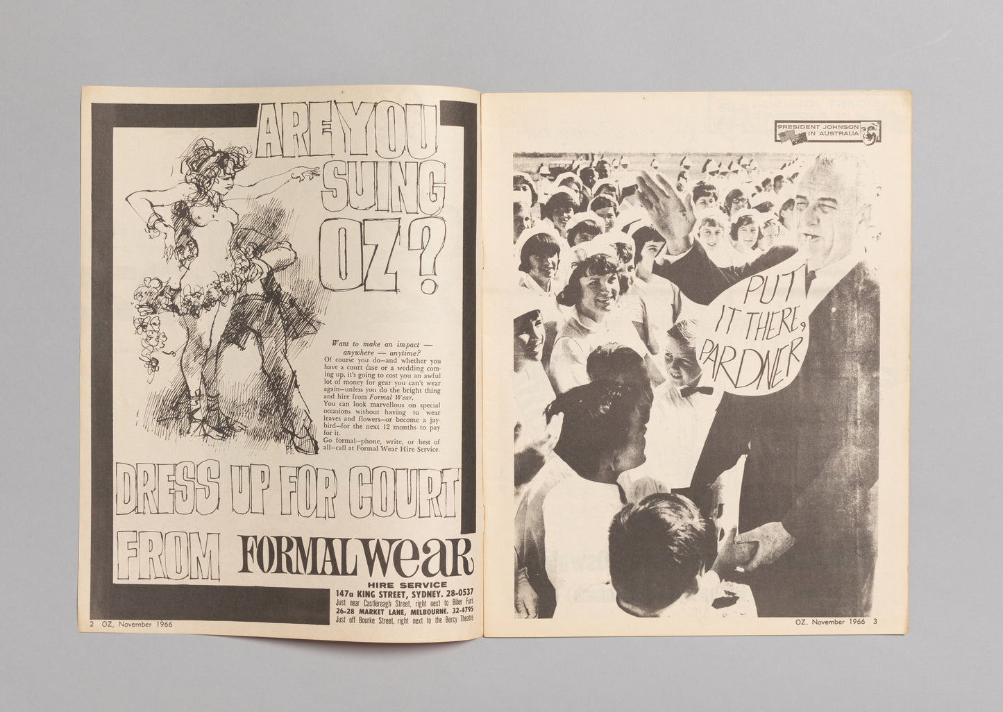 Ed. RICHARD NEVILLE, RICHARD WALSH with artwork by MARTIN SHARP / OZ Magazine No. 31