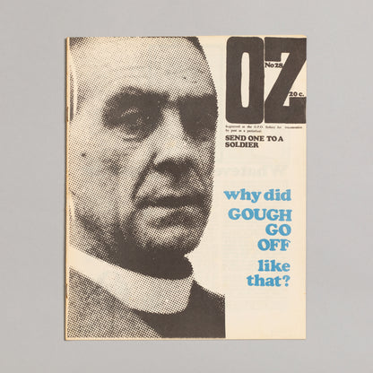 Ed. RICHARD NEVILLE, RICHARD WALSH with artwork by MARTIN SHARP / OZ Magazine No. 28