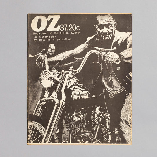 Ed. RICHARD NEVILLE, RICHARD WALSH with artwork by MARTIN SHARP / OZ Magazine No. 37