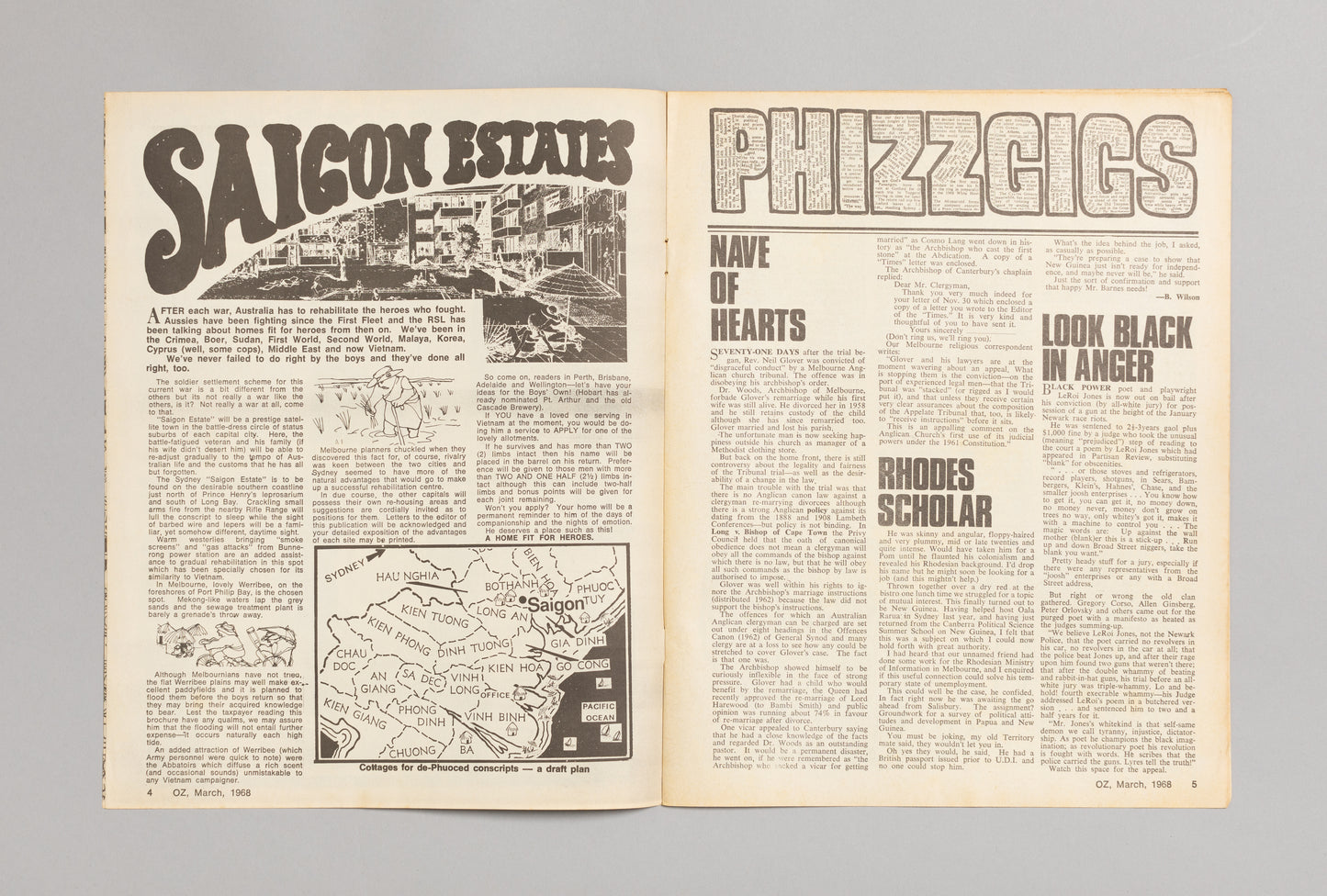 Ed. RICHARD NEVILLE, RICHARD WALSH with artwork by MARTIN SHARP / OZ Magazine No. 37