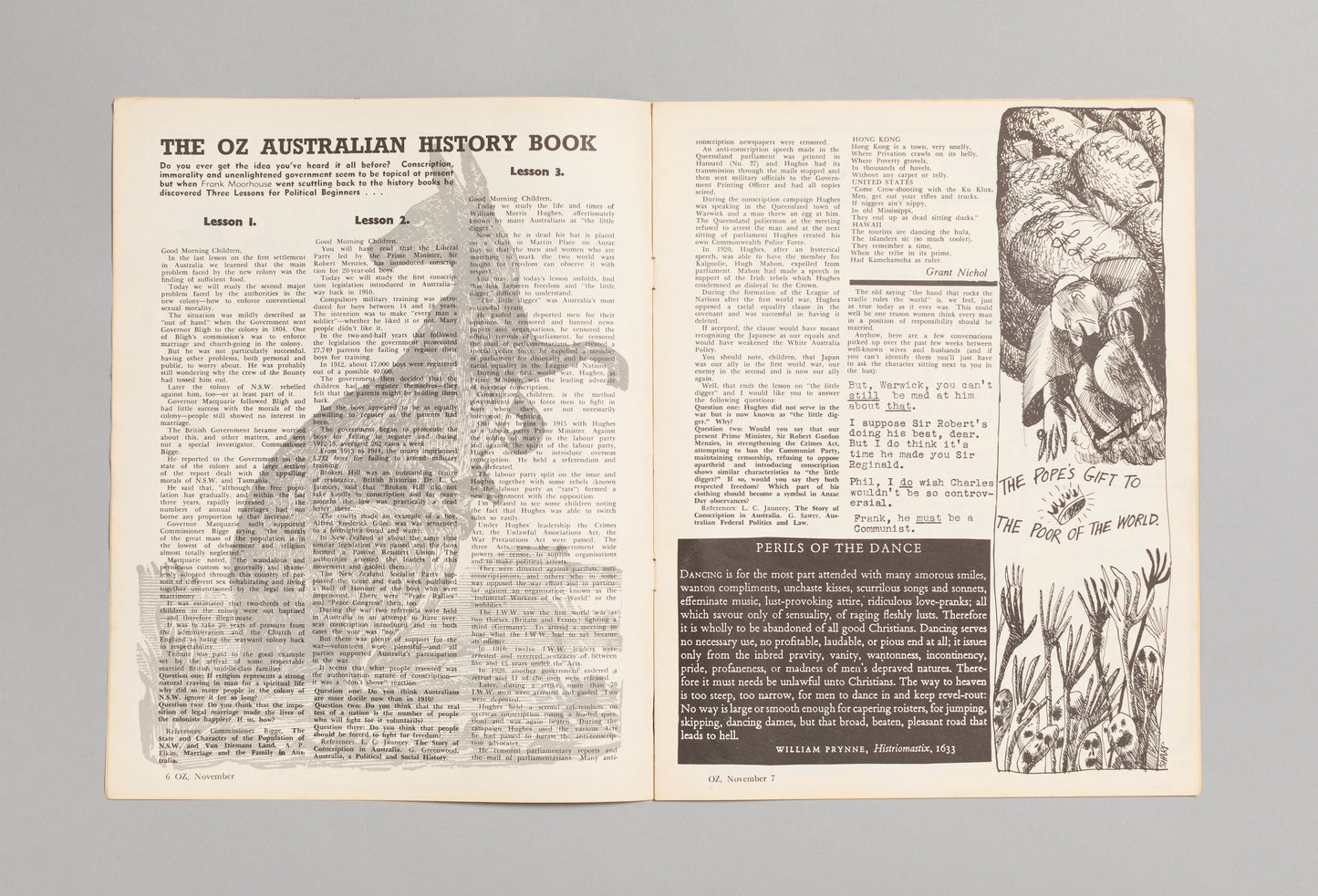 Ed. RICHARD NEVILLE, RICHARD WALSH with artwork by MARTIN SHARP / OZ Magazine No. 15