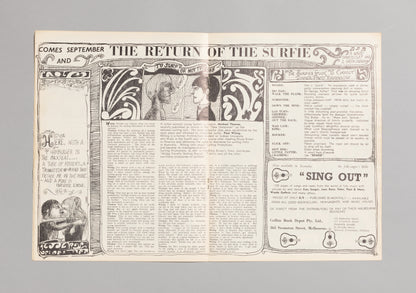 Ed. RICHARD NEVILLE, RICHARD WALSH with artwork by MARTIN SHARP / OZ Magazine No. 13