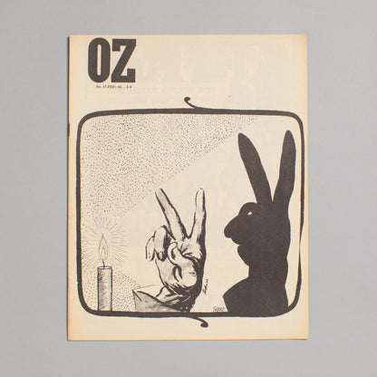 Ed. RICHARD NEVILLE, RICHARD WALSH with artwork by MARTIN SHARP / OZ Magazine No. 17