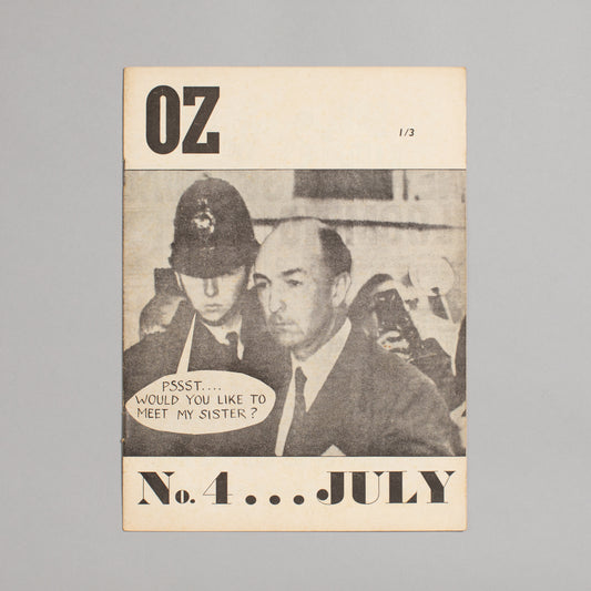 Ed. RICHARD NEVILLE, RICHARD WALSH with artwork by MARTIN SHARP / OZ Magazine No. 04