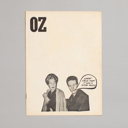 Ed. RICHARD NEVILLE, RICHARD WALSH with artwork by MARTIN SHARP / OZ Magazine No. 03