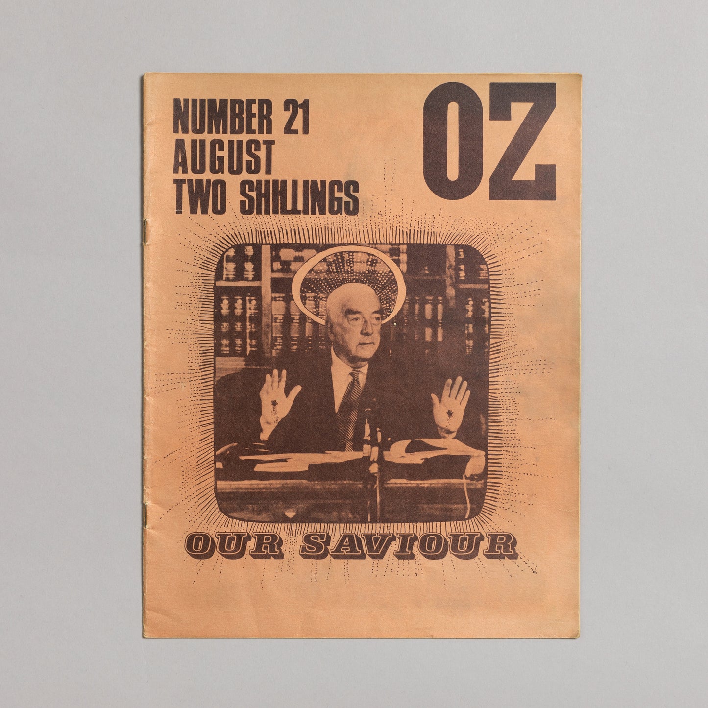 Ed. RICHARD NEVILLE, RICHARD WALSH with artwork by MARTIN SHARP / OZ Magazine No. 21