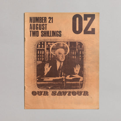 Ed. RICHARD NEVILLE, RICHARD WALSH with artwork by MARTIN SHARP / OZ Magazine No. 21