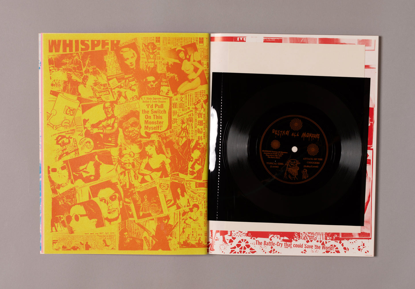 DESTROY ALL MONSTERS / Geisha This (Multi-Signed by Mike Kelley, Jim Shaw, Niagara & Cary Loren)