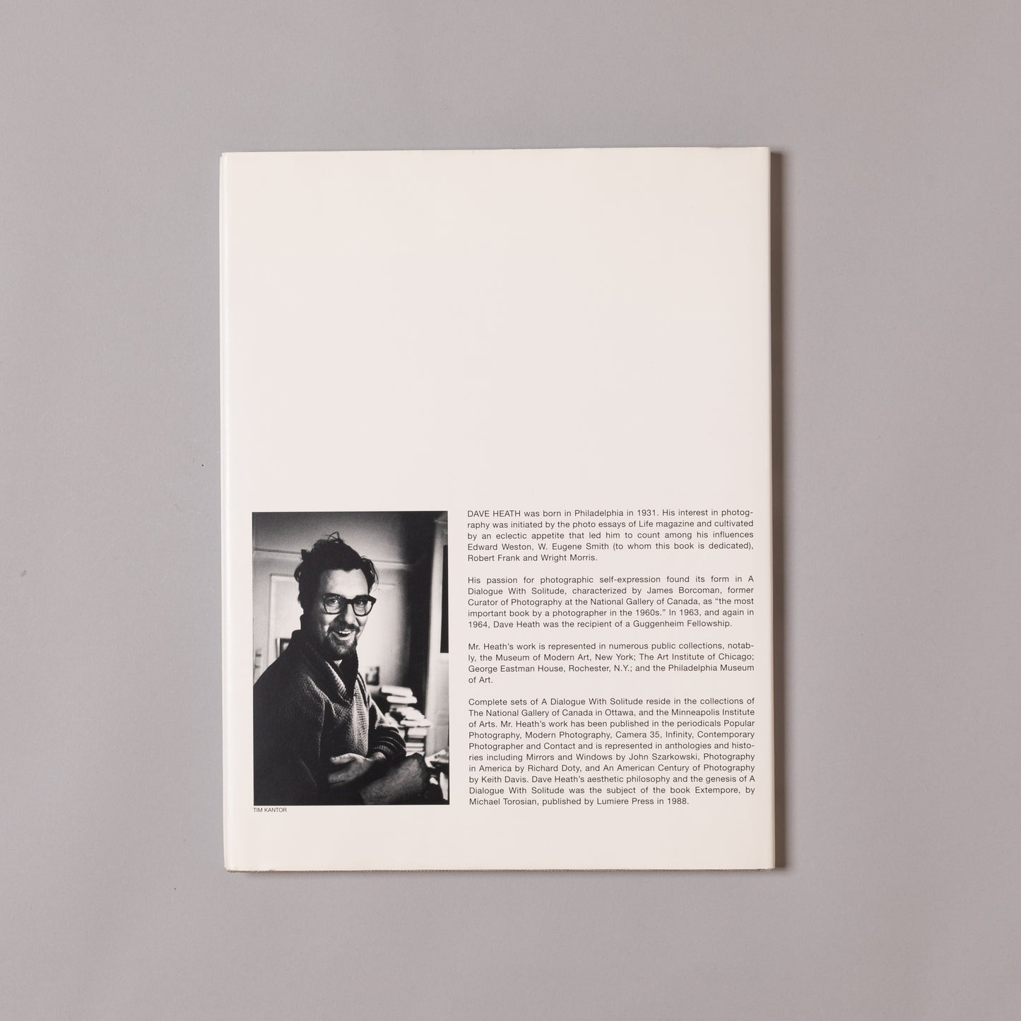 DAVE HEATH / A Dialogue with Solitude (signed)