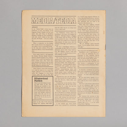 Ed. RICHARD NEVILLE, RICHARD WALSH with artwork by MARTIN SHARP / OZ Magazine No. 41