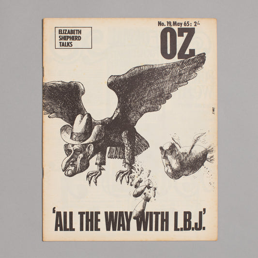 Ed. RICHARD NEVILLE, RICHARD WALSH with artwork by MARTIN SHARP / OZ Magazine No. 19