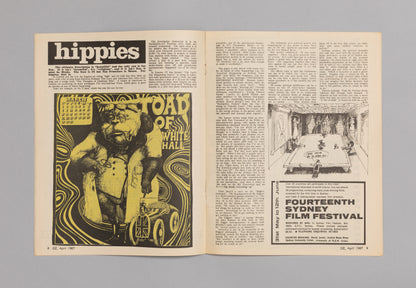 Ed. RICHARD NEVILLE, RICHARD WALSH with artwork by MARTIN SHARP / OZ Magazine No. 34