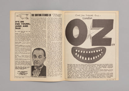 Ed. RICHARD NEVILLE, RICHARD WALSH with artwork by MARTIN SHARP / OZ Magazine No. 33