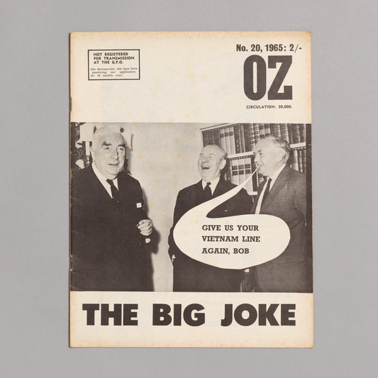 Ed. RICHARD NEVILLE, RICHARD WALSH with artwork by MARTIN SHARP / OZ Magazine No. 20