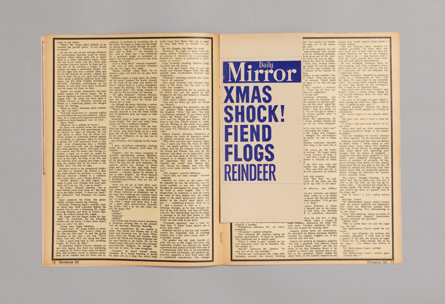 Ed. RICHARD NEVILLE, RICHARD WALSH with artwork by MARTIN SHARP / OZ Magazine No. 24