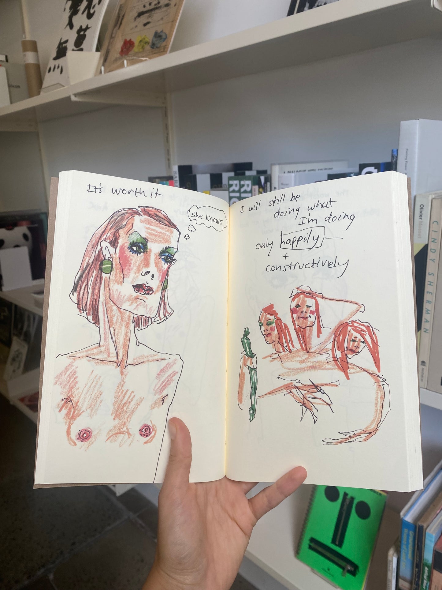 GREER LANKTON / Sketchbook, September 1977